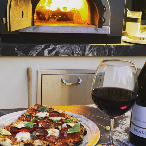 Chicago Brick Oven with Pizza & wine