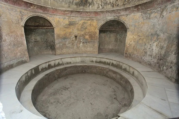 pool in an ancient Pompeii bath