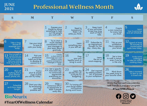 Professional Wellness Month _ June 2021