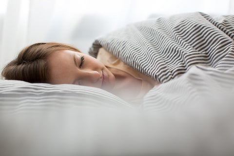 Woman sleeping peacefully