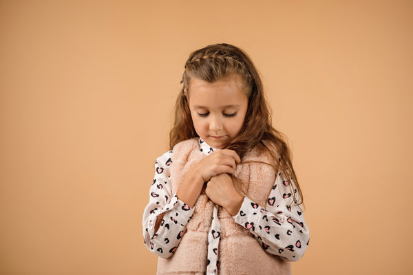 A shy child.