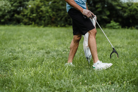 Keep your local community clean by picking up litter.