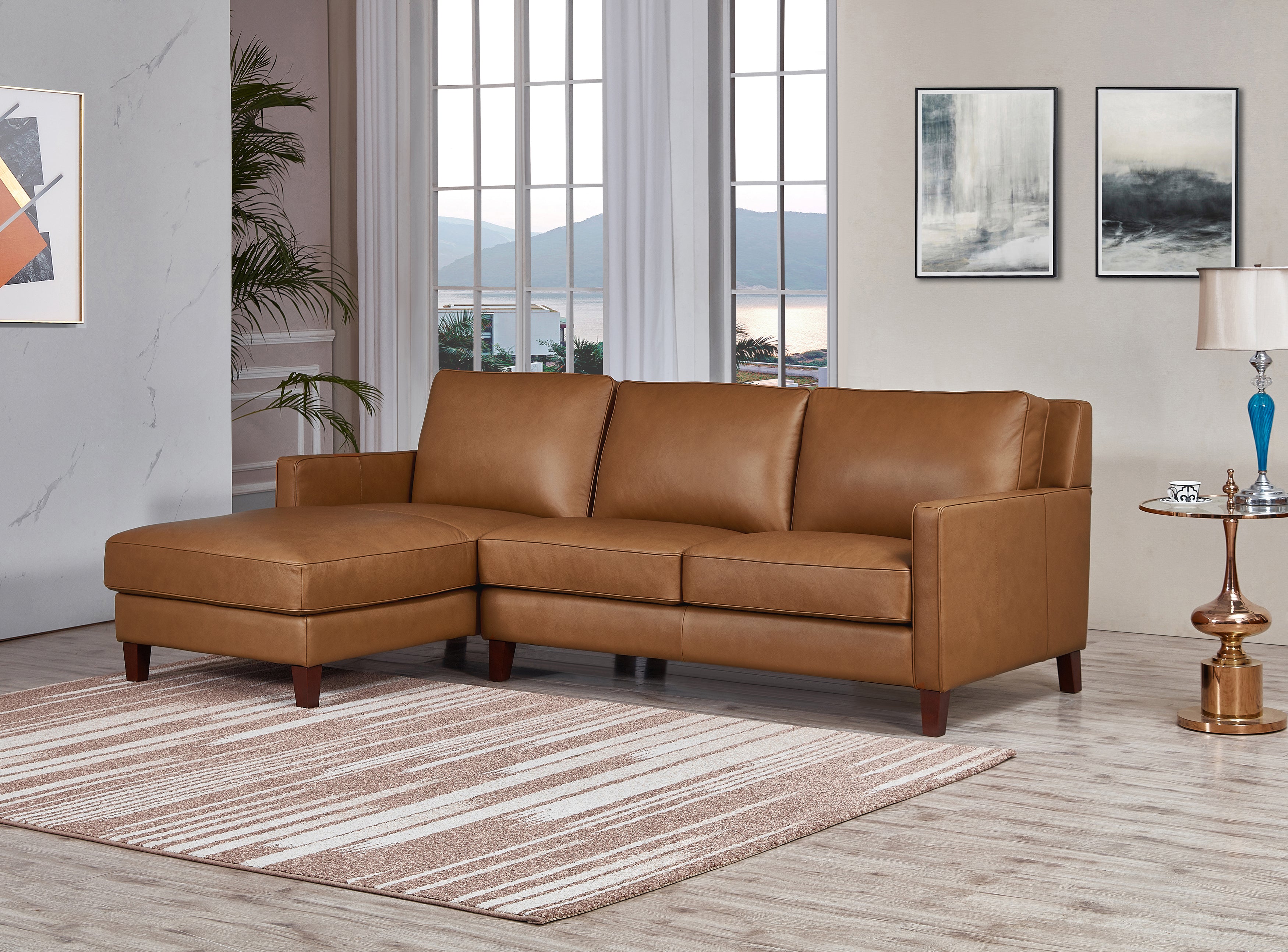 west park top grain leather sofa costco