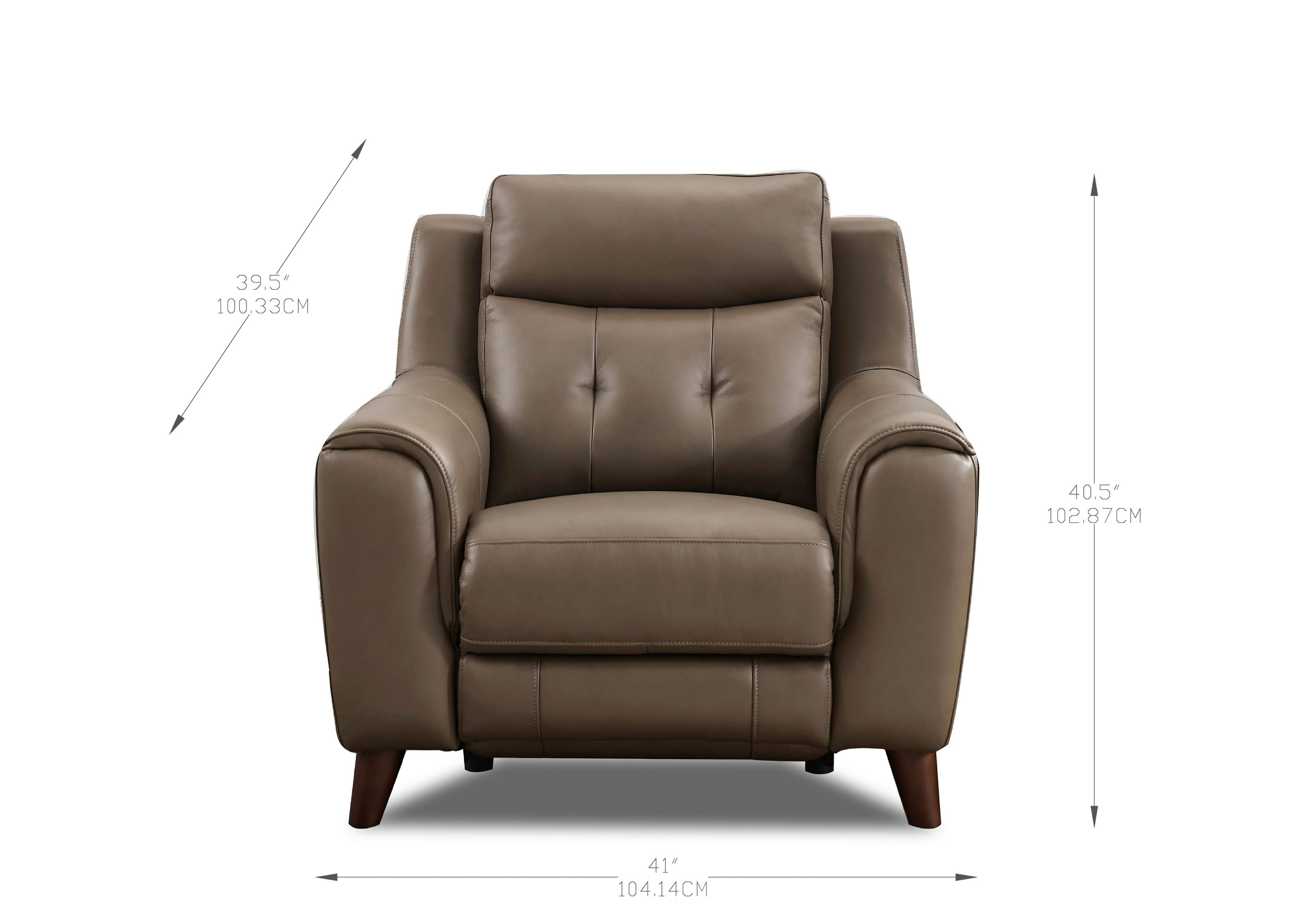 campania top grain leather power reclining sofa