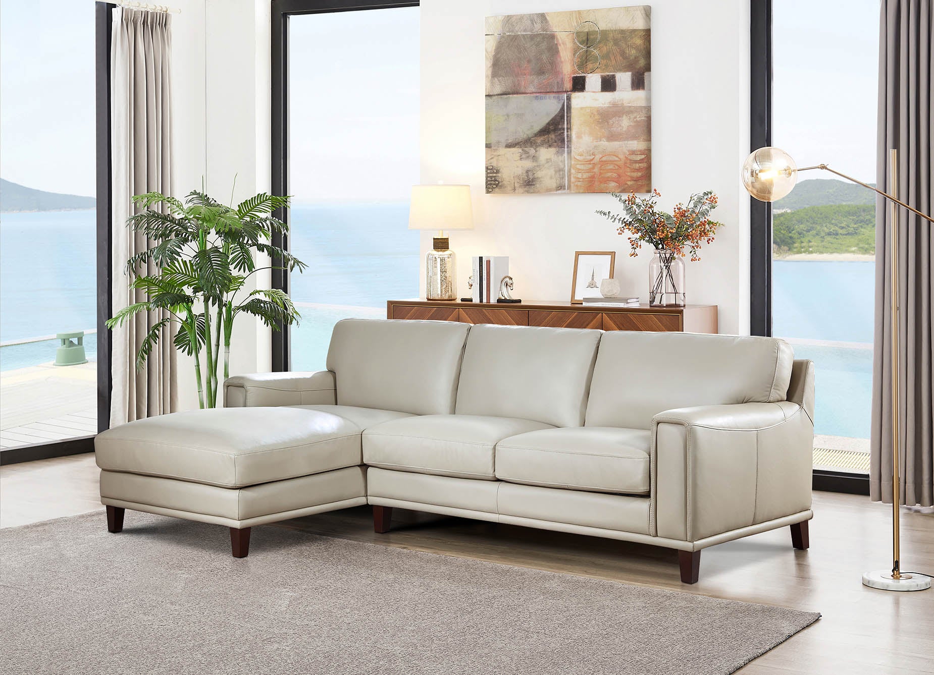 prospera leather sofa review