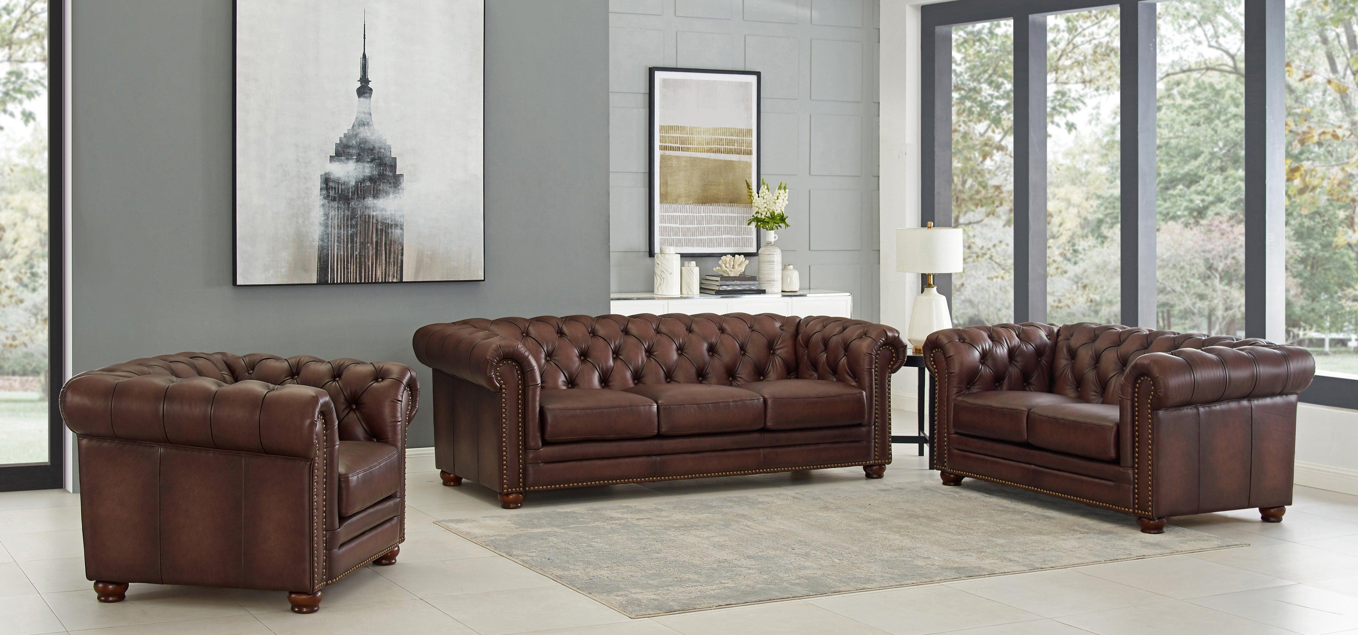 allington top grade leather sofa chair chair