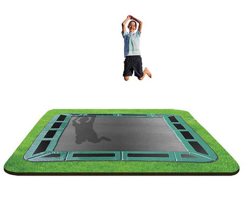 Oz Trampoline Rectangle In Ground