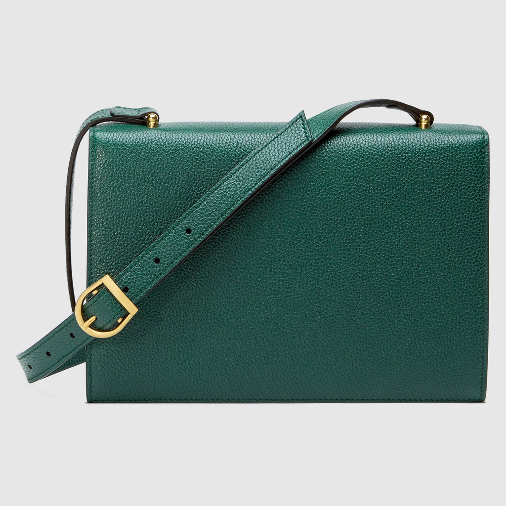 green leather gucci handbag