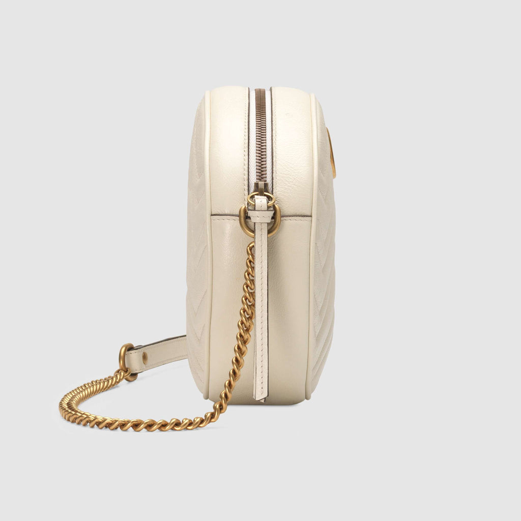 gg marmont mini round chevron crossbody bag