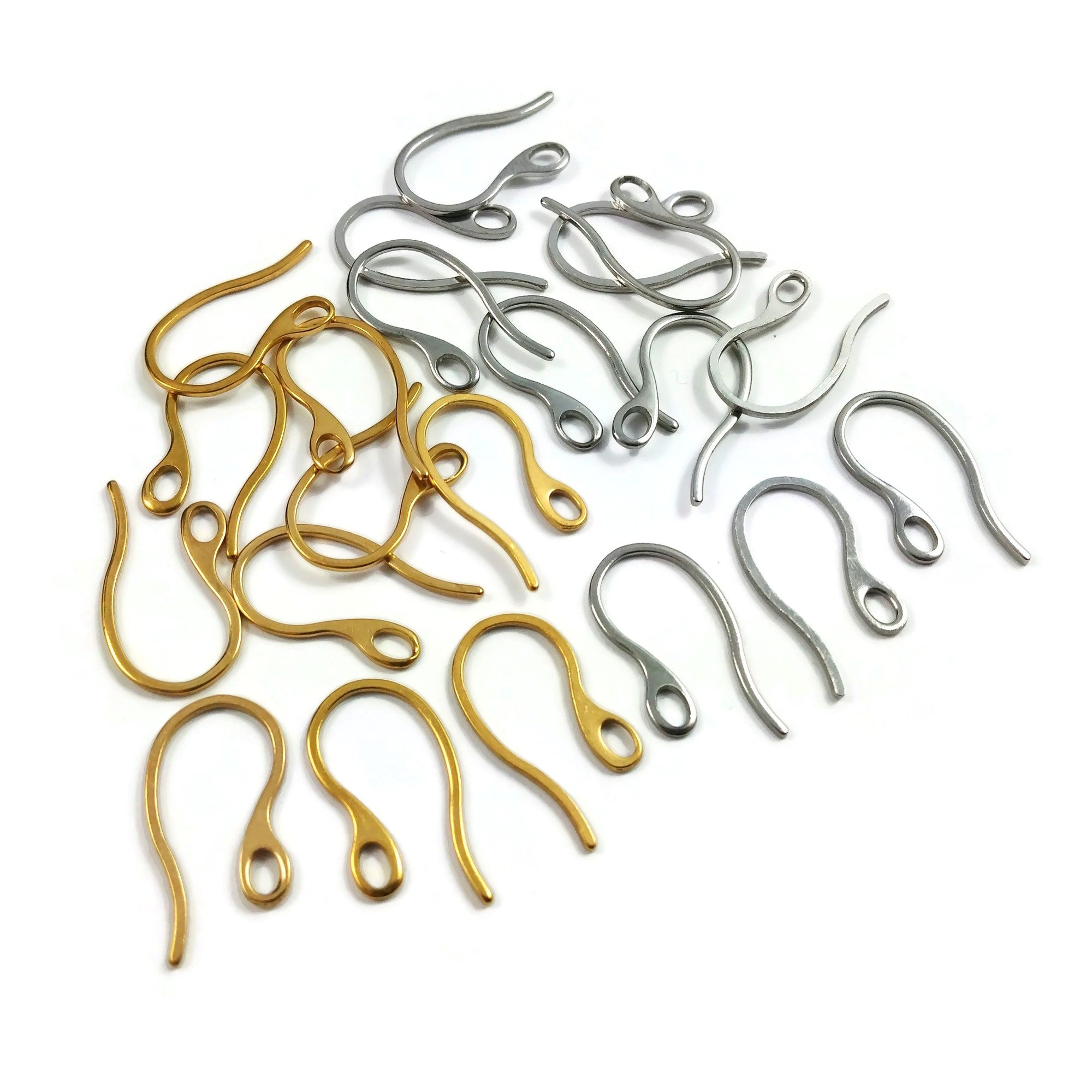 Gold Stainless Steel Butterfly Earring Backs 304 Stainless Ear Nuts  Replacement Backs Findings Jewelry Supplies 6mm 