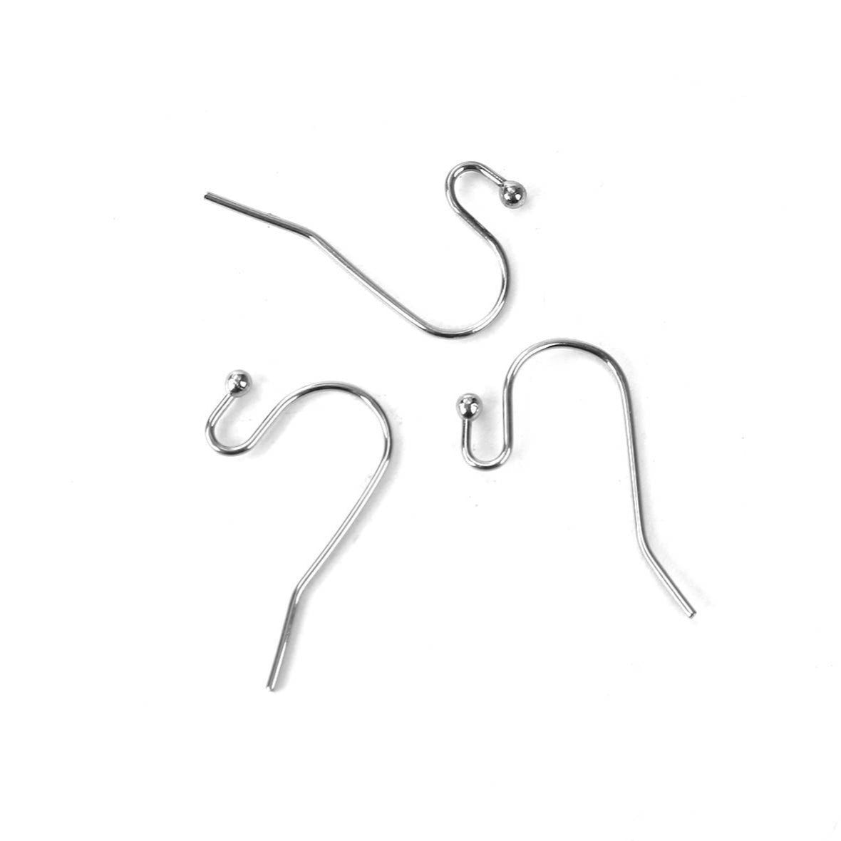 Earnut stainless steel earring back stopper hypoallergenic 12mm