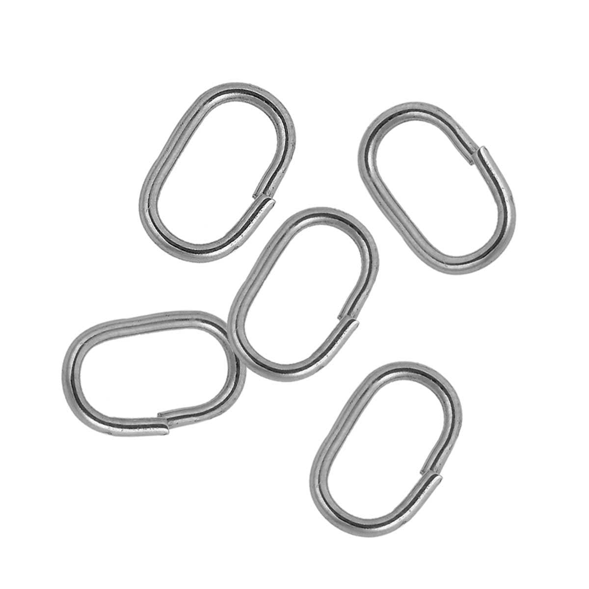 100pcs/lot 1mm Thick Stainless Steel Open Jump Rings Strong Split