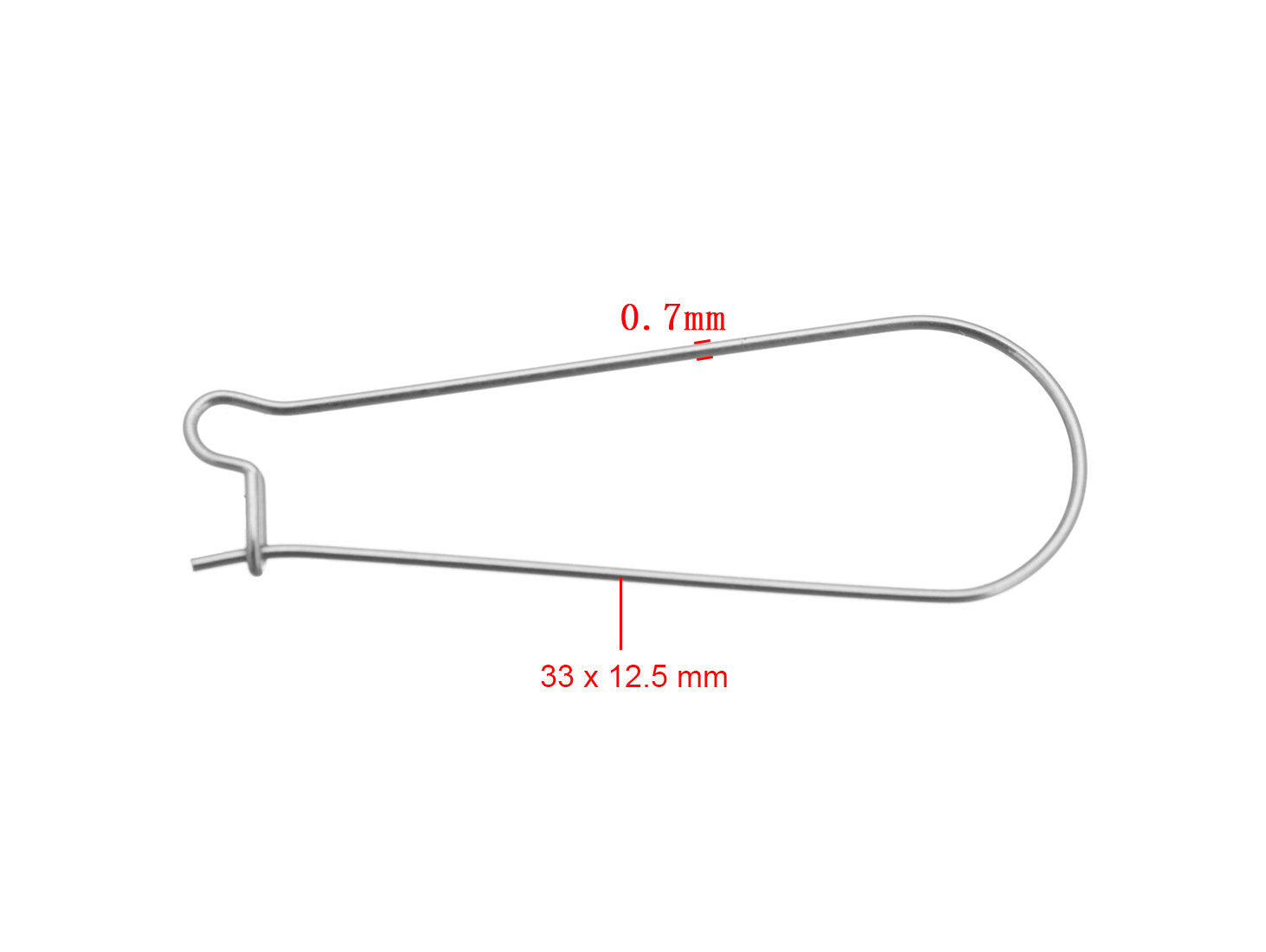 316 Surgical Stainless Steel Earring Hooks With Vertical - Temu