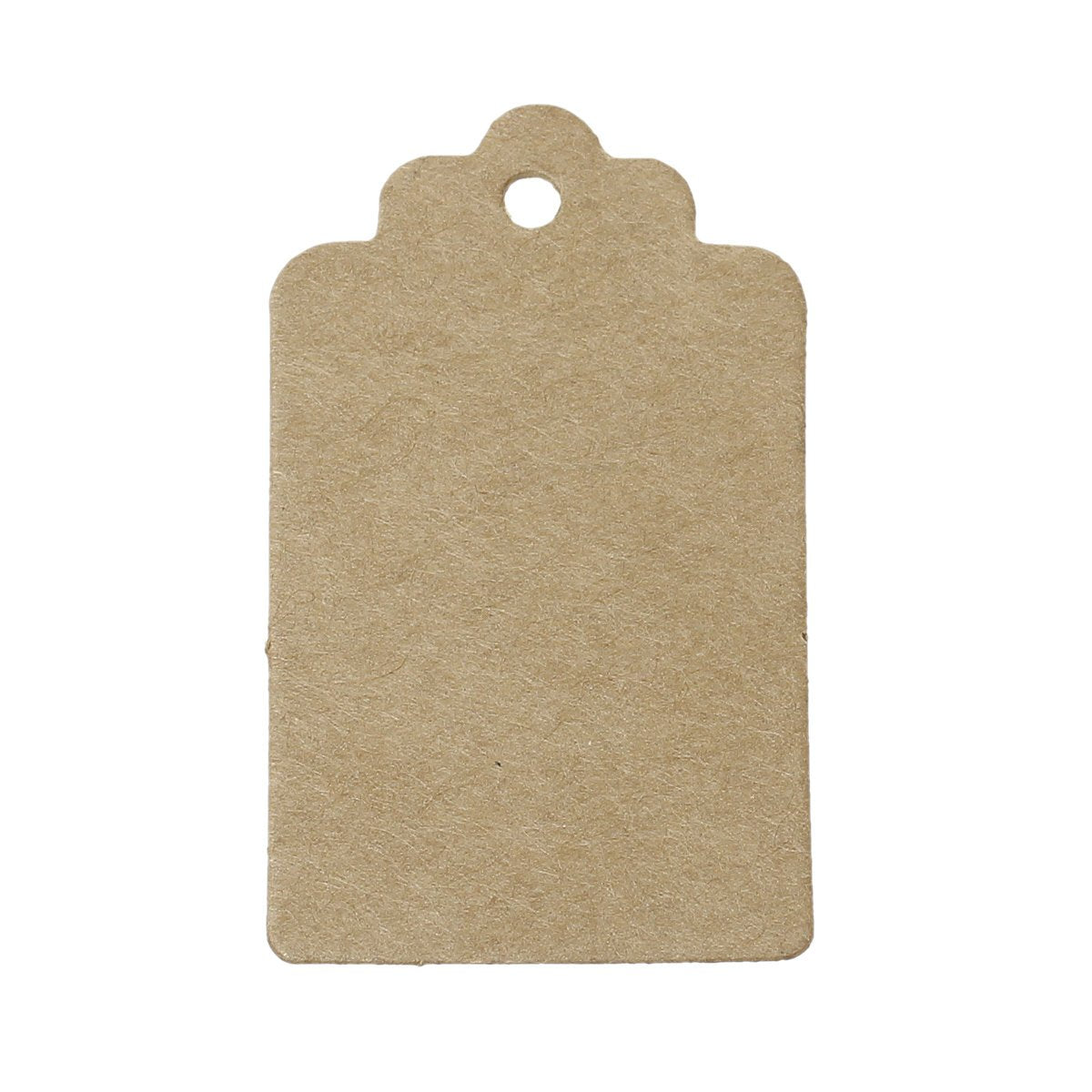 Oval Shapes of Writable Kraft Blank Gift Tags