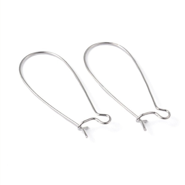 400 PCS/200Pairs 925 Sterling Silver Earring Hooks,Hypo-allergenic Fish Hook  Earrings for Jewelry Making DIY with 400 PCS Soft Silicone Earring Backs  (Silver) : Amazon.in: Home & Kitchen