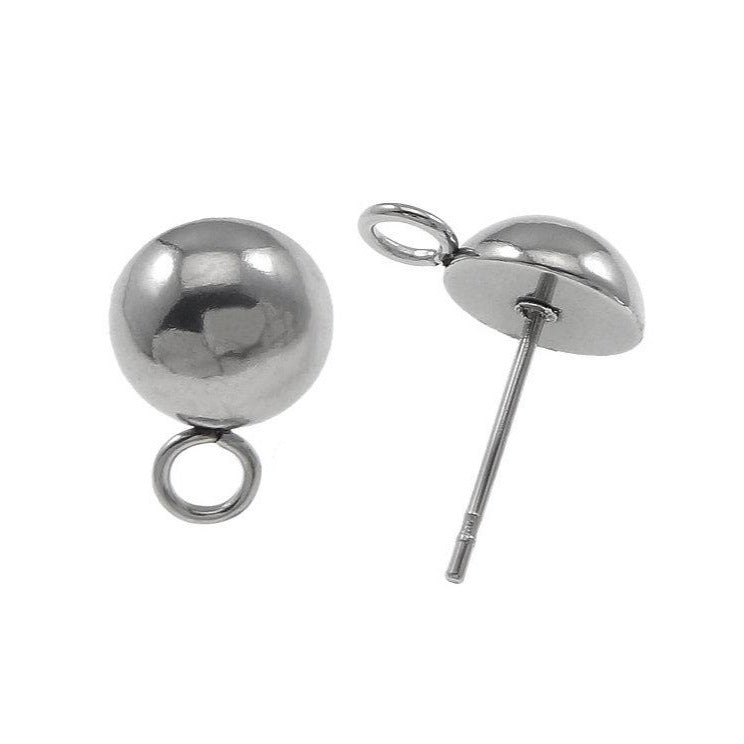 Stainless Steel Earring Posts And Backs With Hypo allergenic - Temu