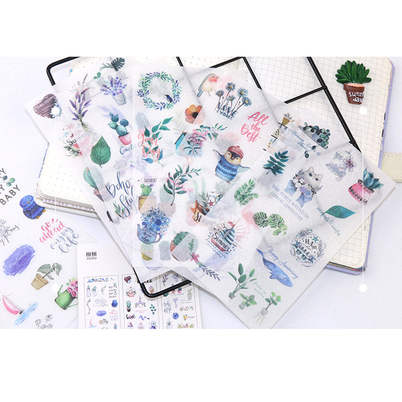 Dreamcatcher sticker pack - 6 sheets of boho stickers