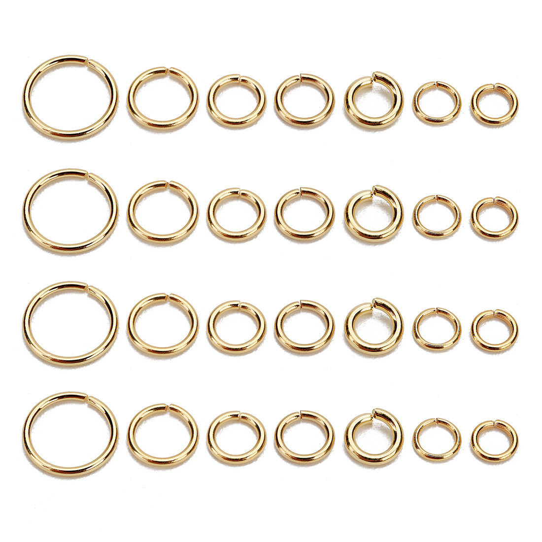 Large oval jump rings, 10pcs stainless steel open jumprings, 12 gauge