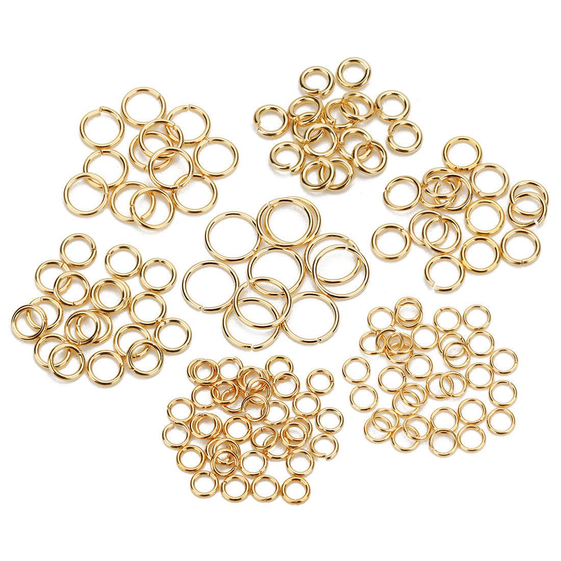 Gold Stainless Steel Jump Rings 3mm - Open 26 Gauge - 300 Rings - J156