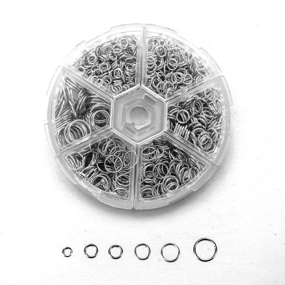 Royee 1000 Pcs Open Jump Ring Plated Bead Jump Wire Rings for Jewelry  Making Kit Key Ring DIY Craft Necklace Bracelet Pendant Keychain Link