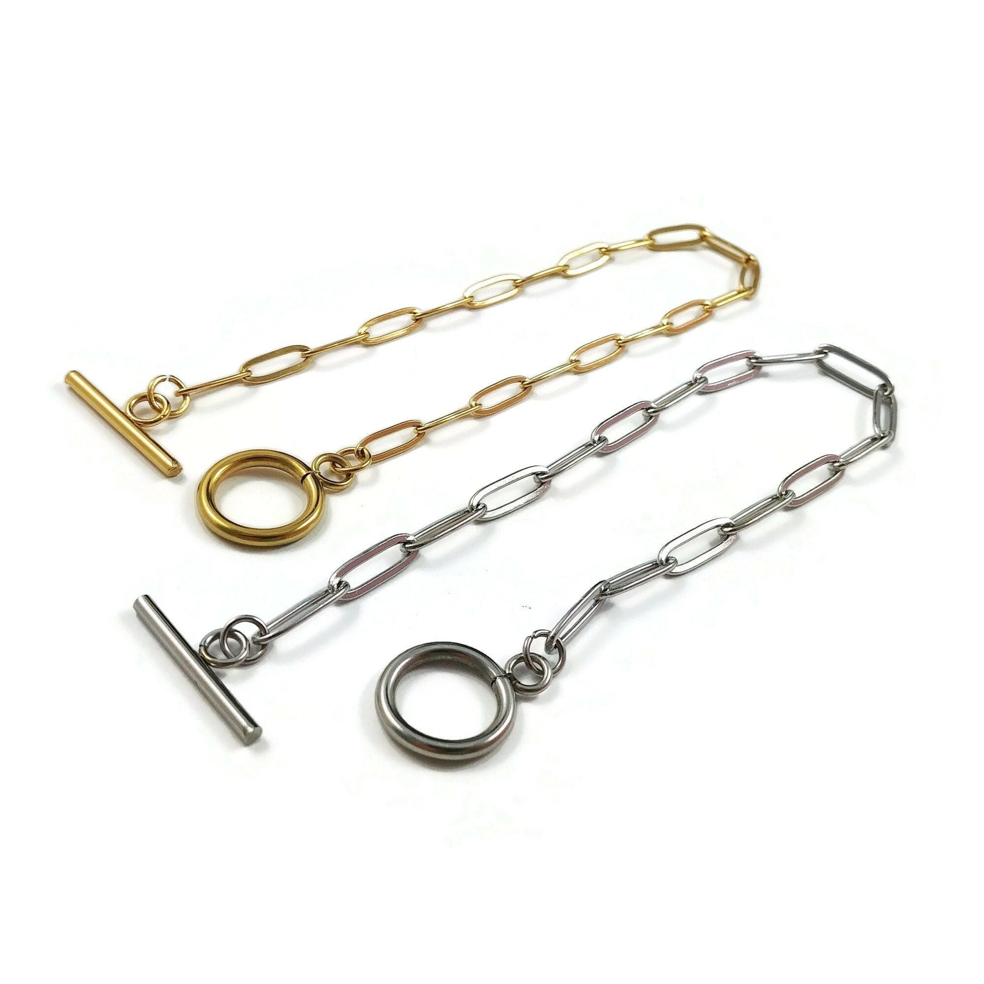 Necklaces Stainless Steel 2 Chain Extender Enc0013 Stainless / 4mm Wholesale Jewelry Website Stainless Unisex