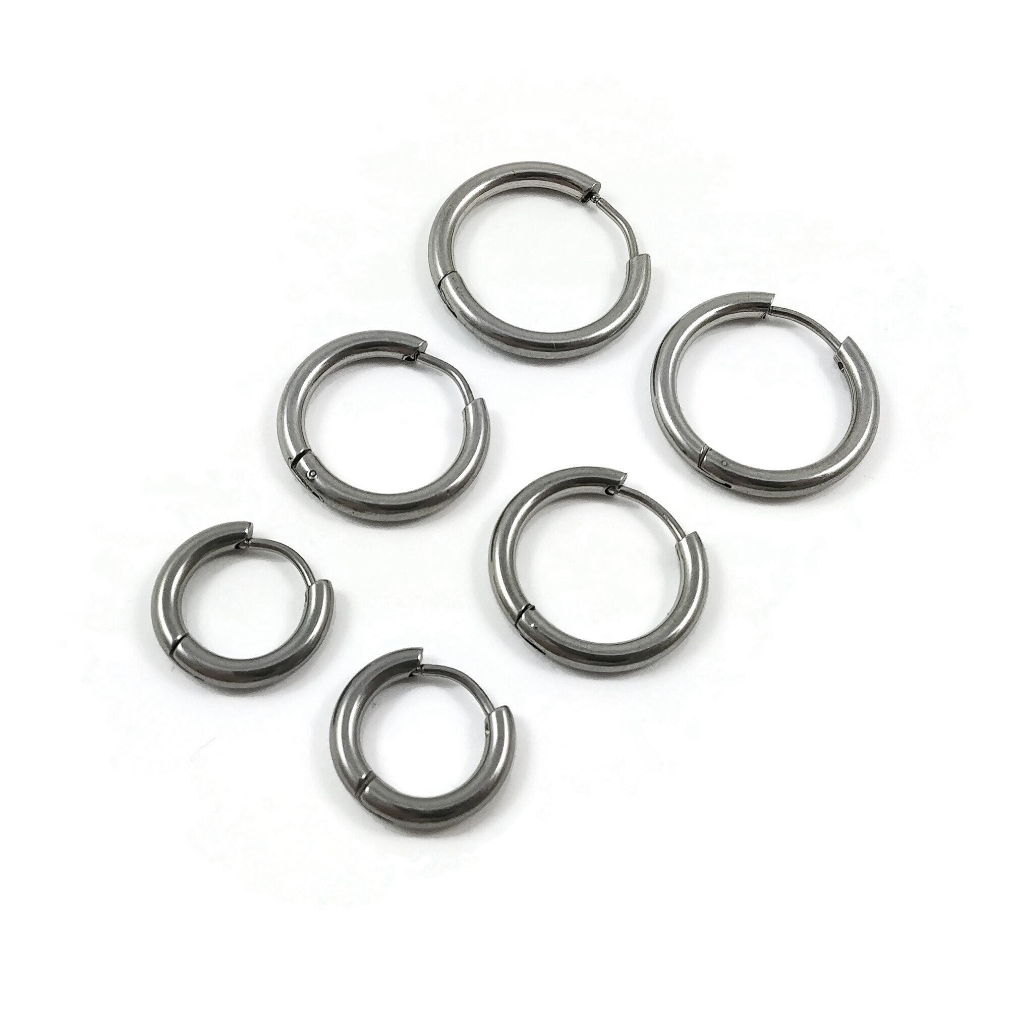 20 Silver stainless steel oval jump rings 6, 9, 10 or 13mm