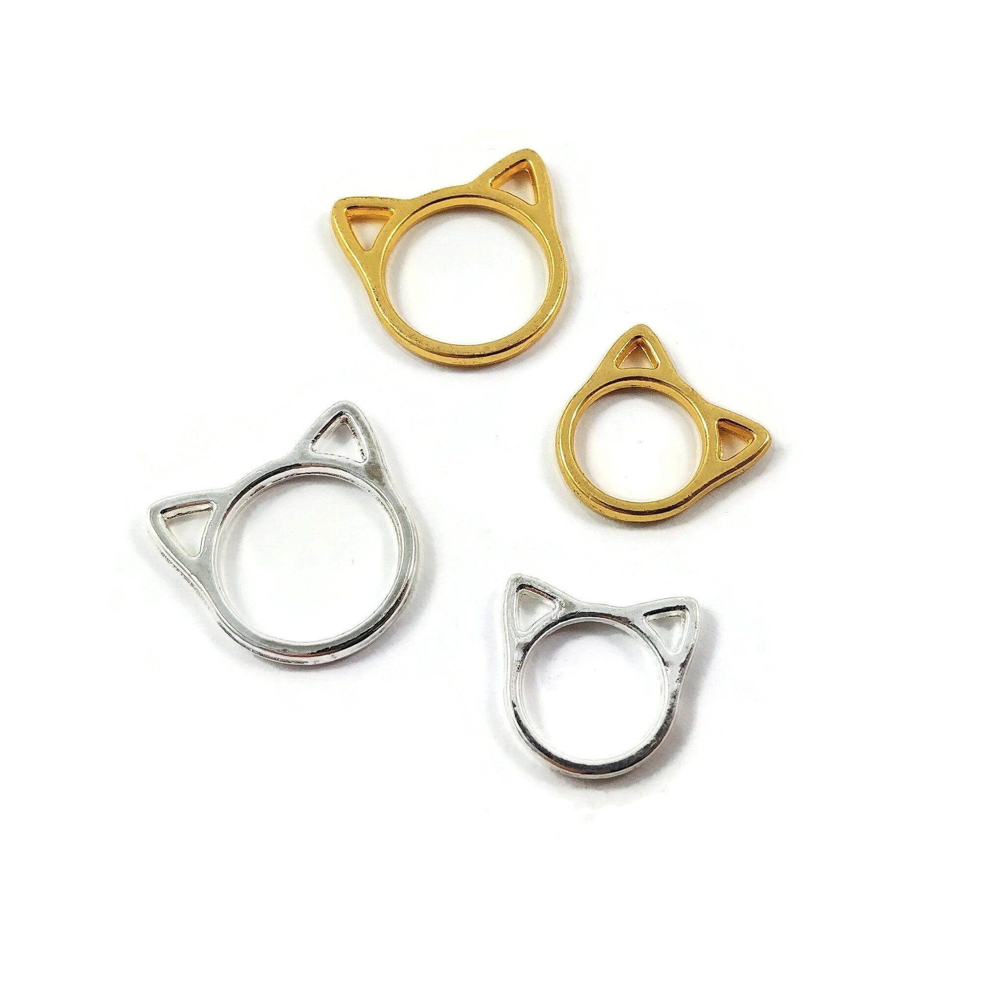 Nickel free earring hooks, Gold and silver brass ear wire