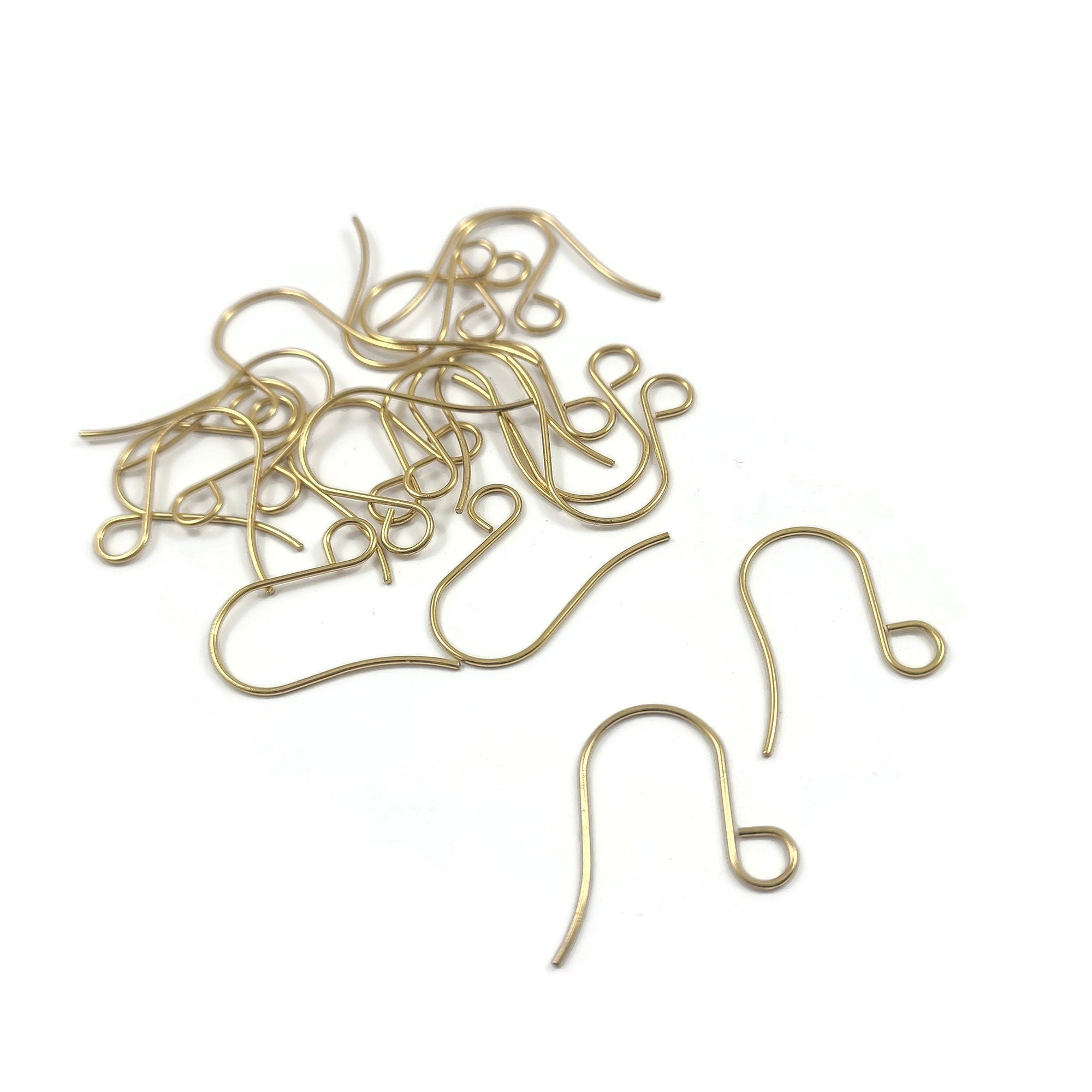 Alloy Ear Wires Earring Hooks For Diy Jewelry Making - Temu