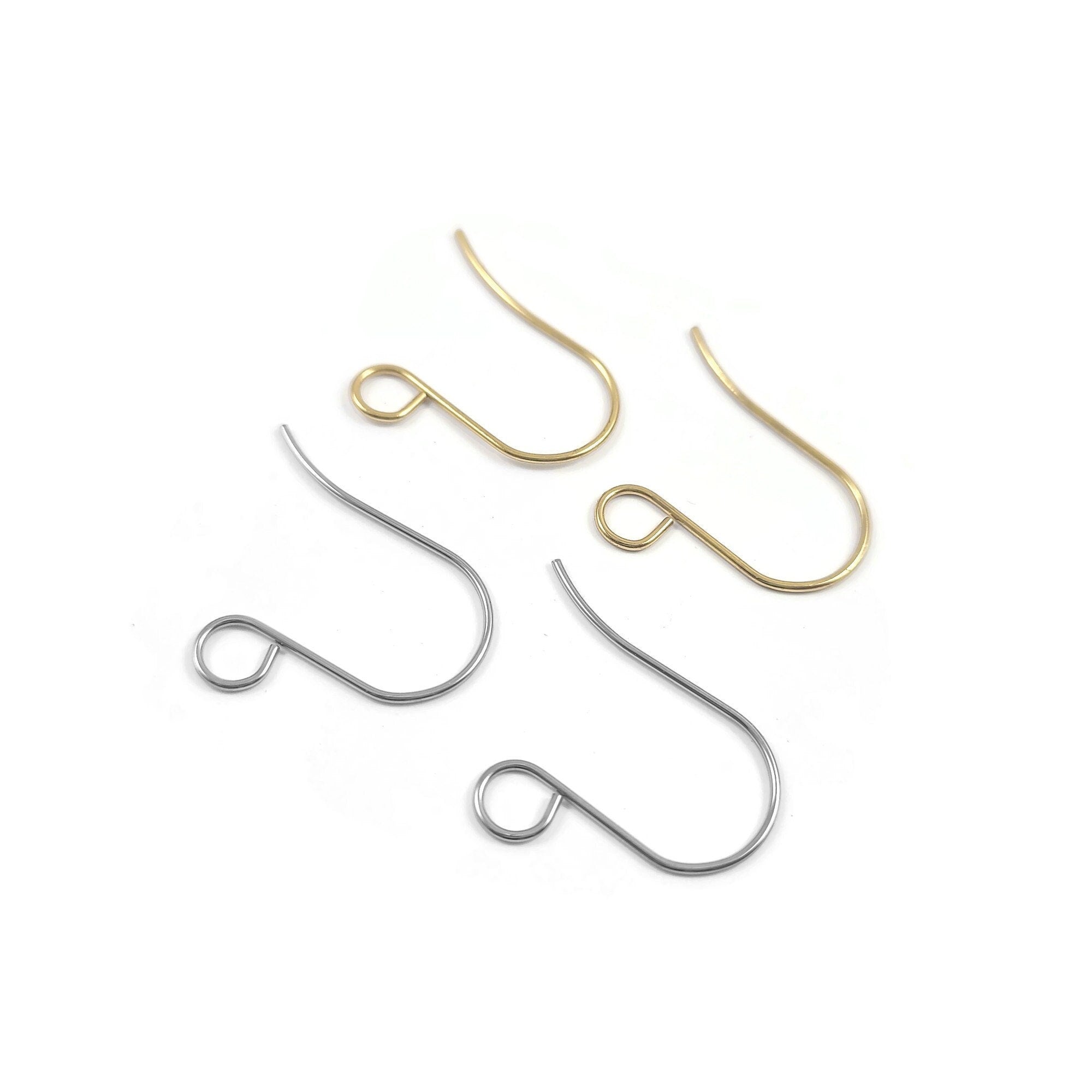 7mm SILVER Surgical Stainless Large Loop 7mm Earring Wires – Campbells and  Chaos