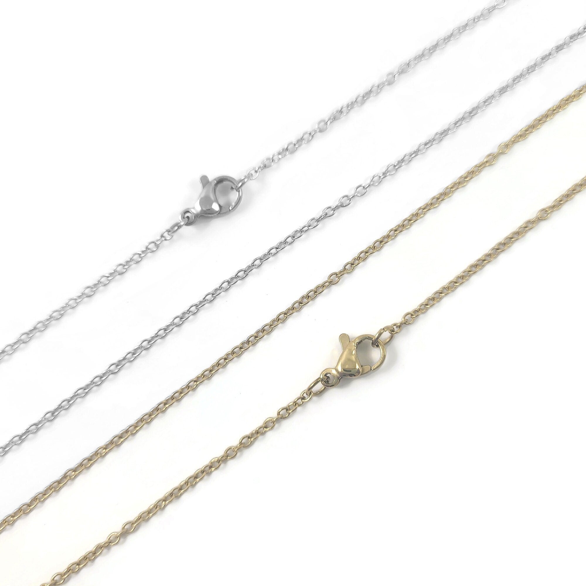  Bracelet Extender White Gold Plated Solid Brass Adjustable  Slider Necklace Bracelet Extenders Extension Chains for Necklaces（1 2 3  inch） : Arts, Crafts & Sewing