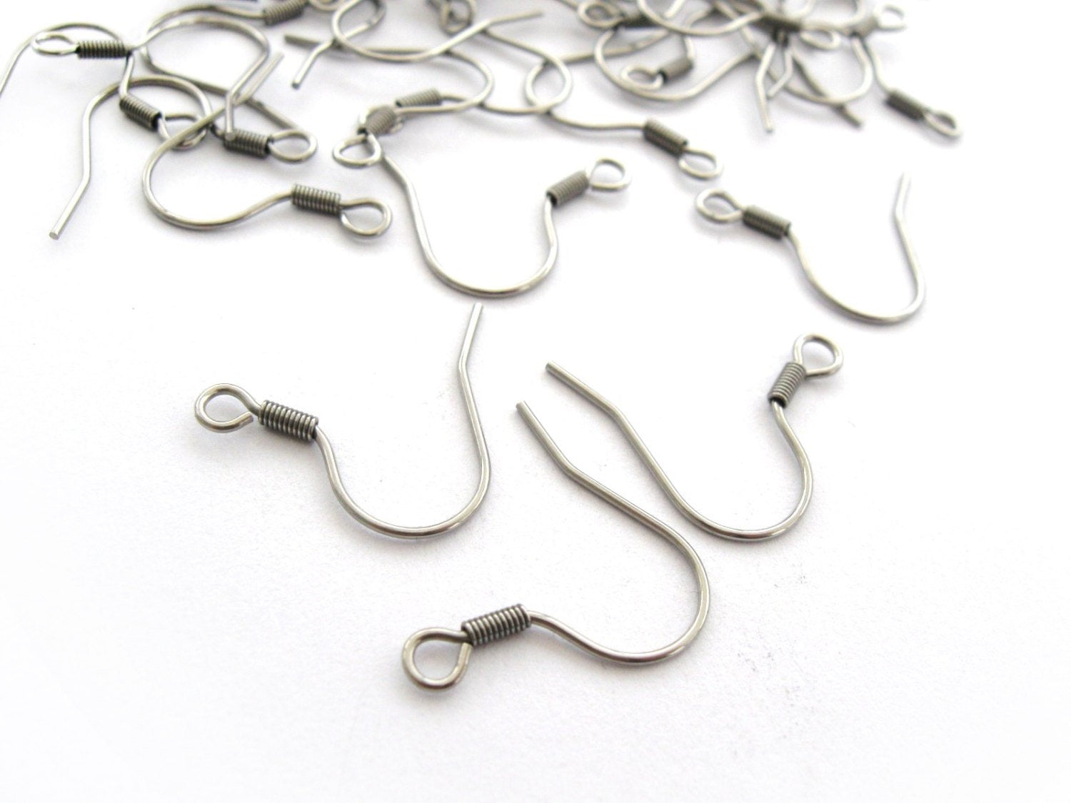 SH201-French Hook Wire With Bead 19mm Surgical Stainless Ste