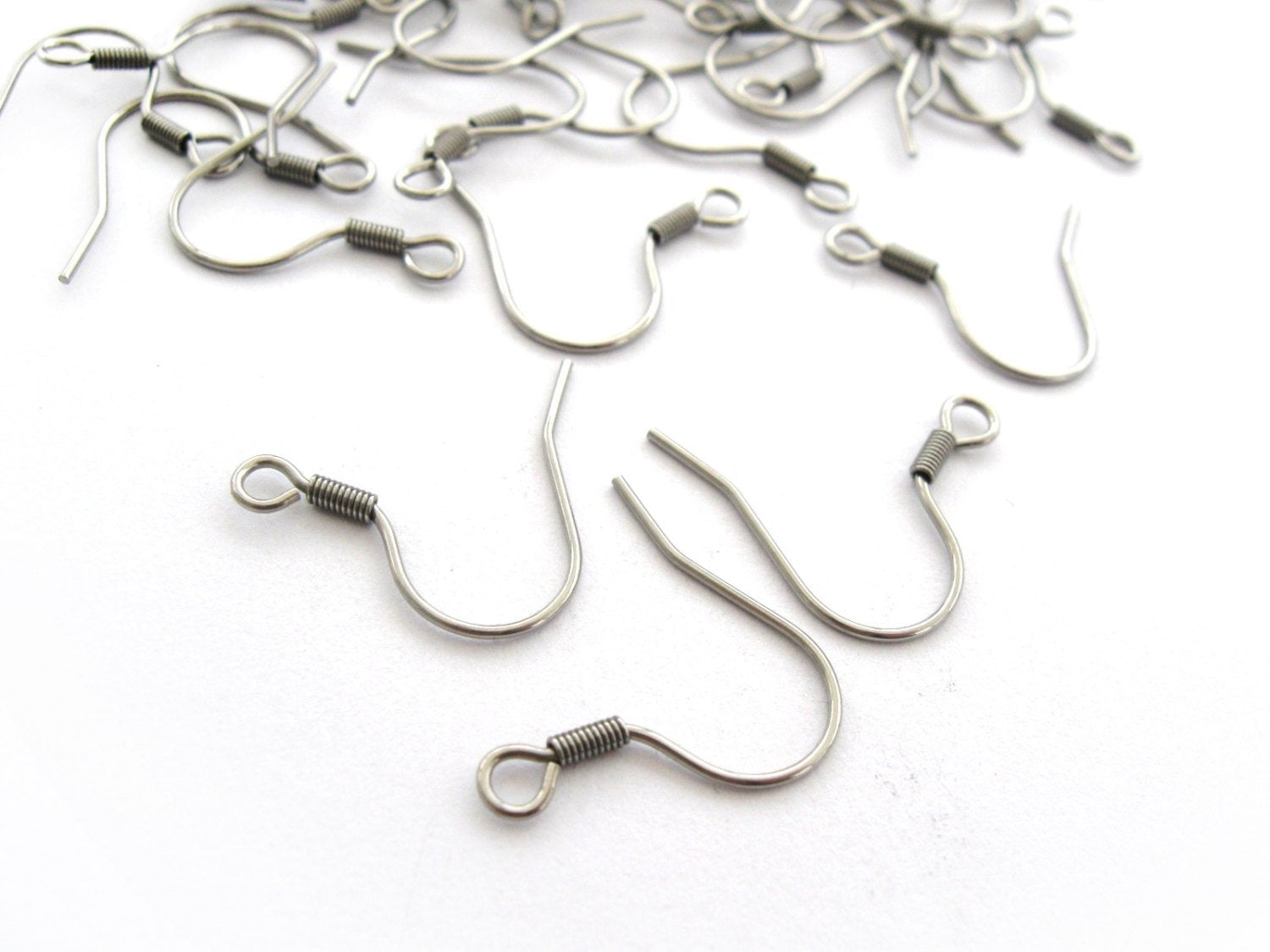 Stainless Steel French Hook Earwires Standard Style – The Craft Armoury