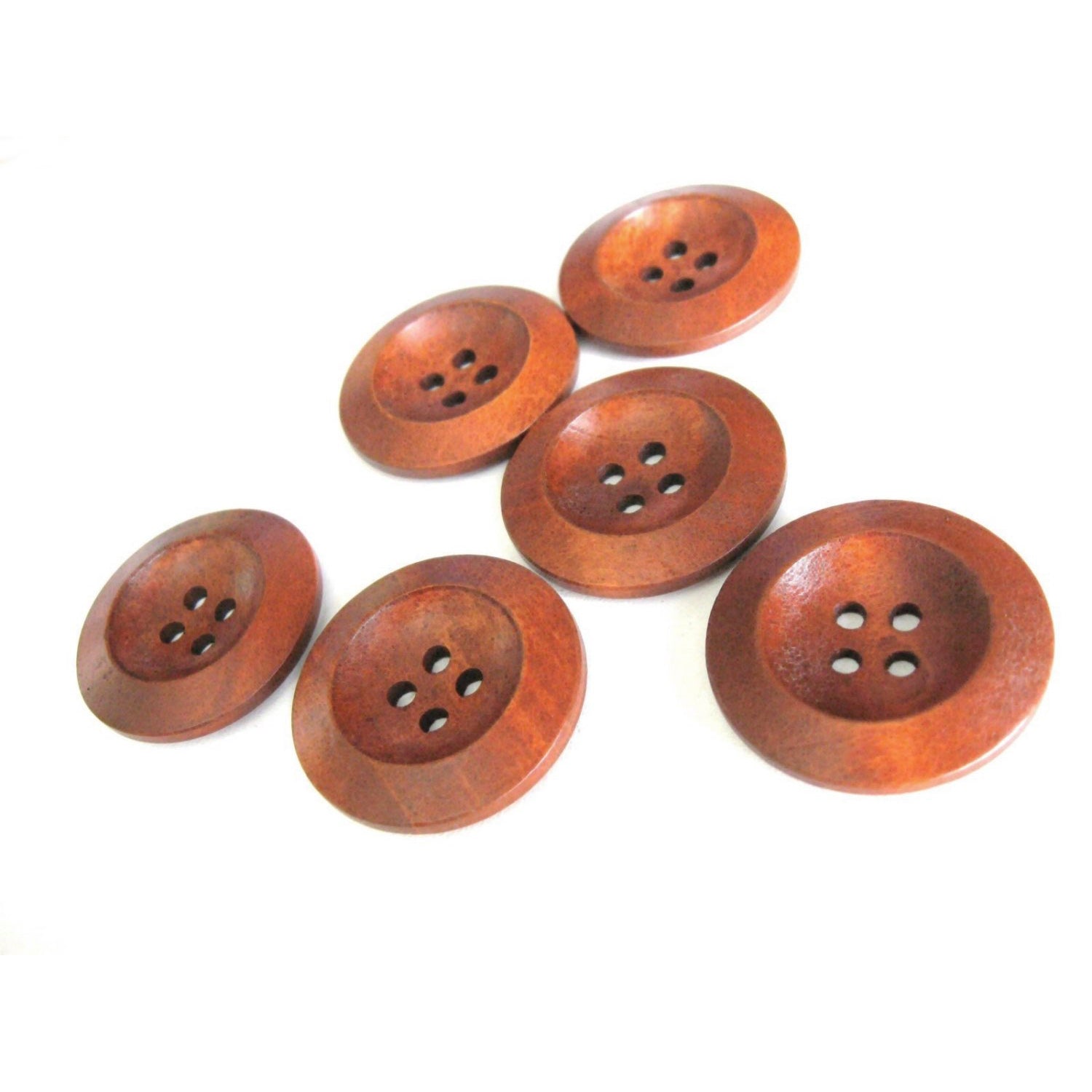 S.S.M Handicrafts Brown Wood Buttons, Size/Dimension: 16mm also available  in 19 mm at Rs 3/piece in Sambhal