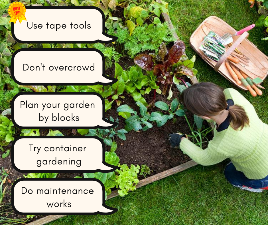 organized garden tips easy tips gardening