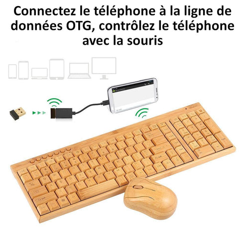 Orée : Clavier français en bois massif