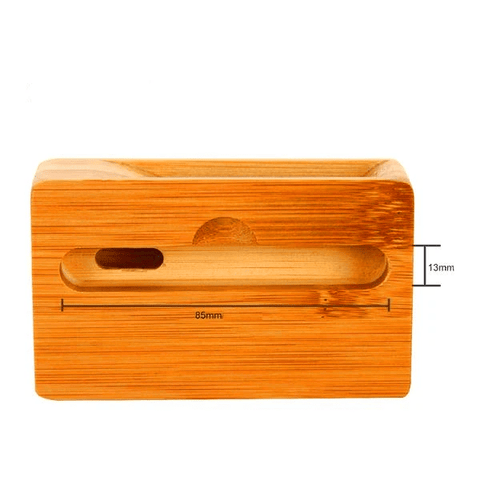 Dimensions enceinte naturel en bois de bambou