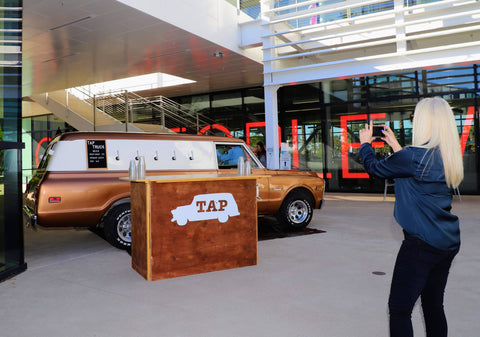 Amarillo offers the mobile bar experience that tap truck brings with its 1969 beer truck. 