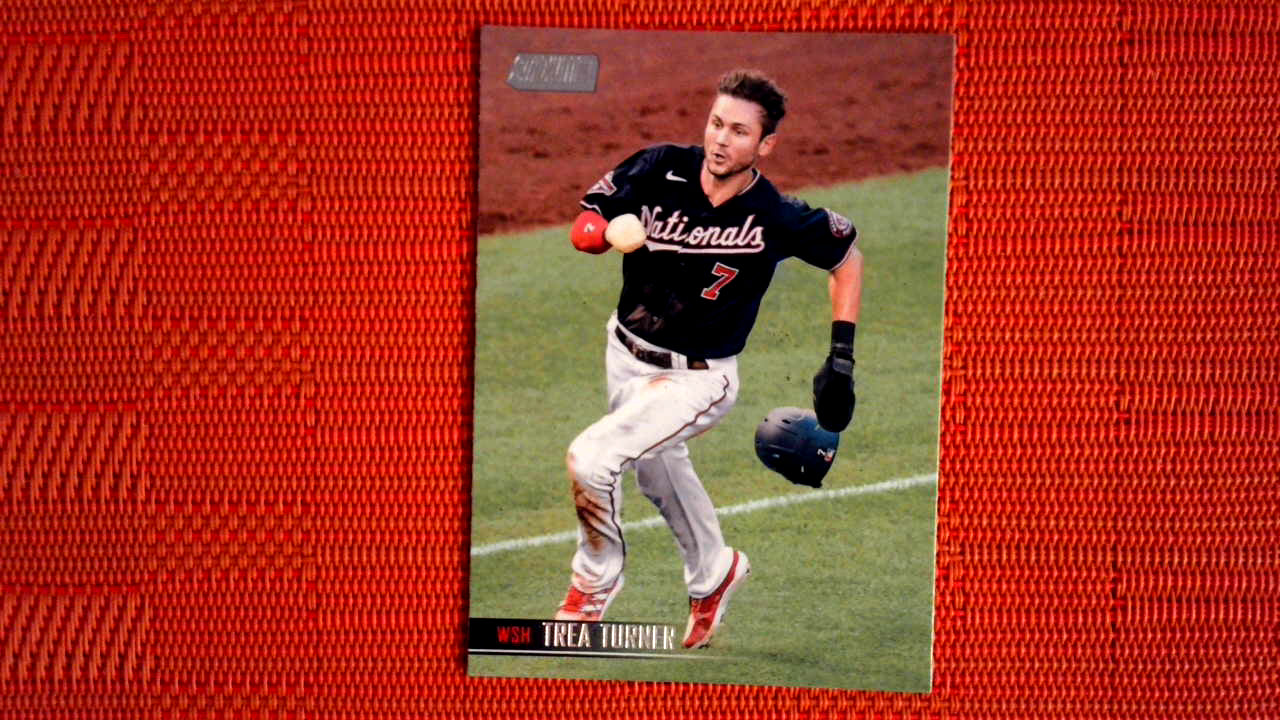 2021 Topps Stadium Club: #130 Trea Turner - Washington Nationals