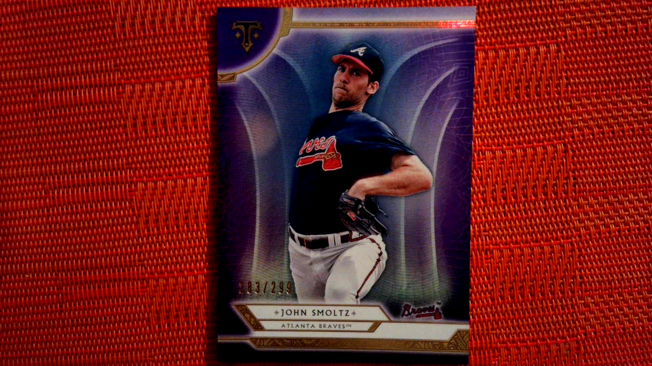 2018 Topps Triple Threads Baseball Amethyst #100 John Smoltz /299