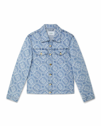 Monogram Jacquard Denim Jacket  Casablanca Paris – Casablanca Paris