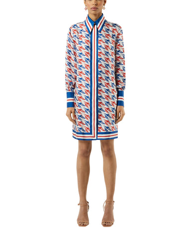 Ping Pong Monogram Silk Dress – Casablanca Paris