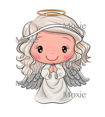 Dark Skin Angel Decal & Acrylic Blank COMBO – Moxie Vinyls