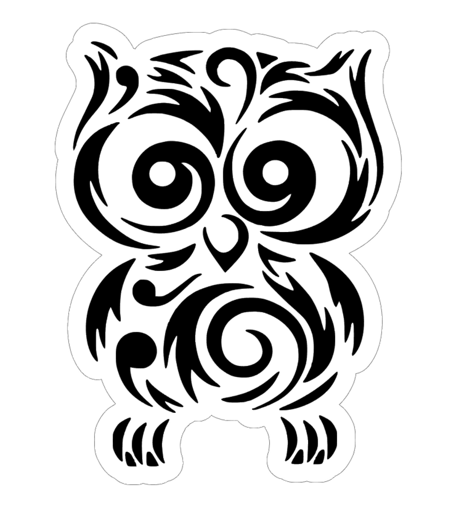 Download Baby Owl Clear Acrylic Blank Moxie Vinyls