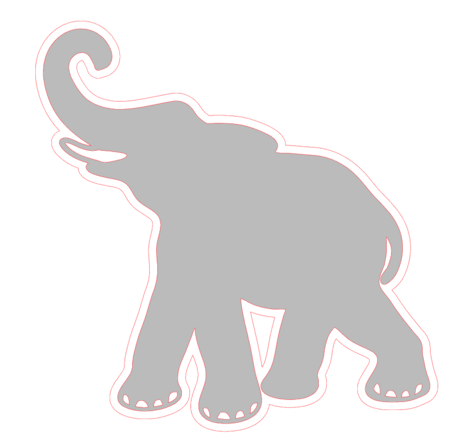 Free Free 205 Trunk Up Elephant Svg SVG PNG EPS DXF File