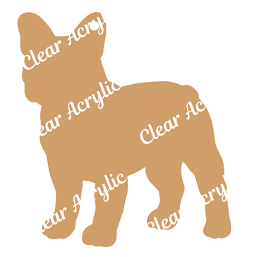 French Bulldog Transparent Keychain