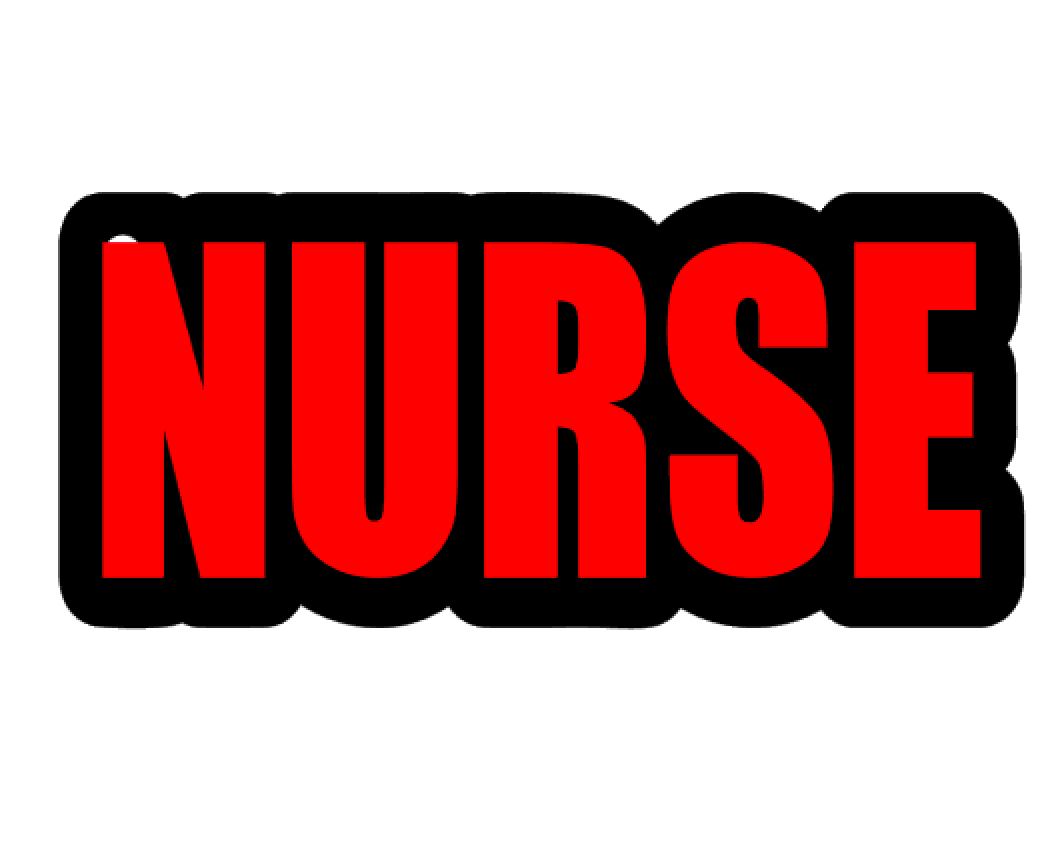 Nurse Word Acrylic Key Chain Blank Moxie Vinyls