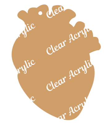 Deer Doe Head Acrylic Blank – Moxie Vinyls