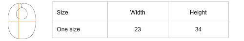 Neutral Babies Bib size guide