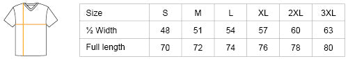 O61005 Size Guide