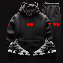 23 sneaker matching sweatsuit set